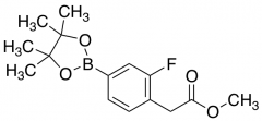 methyl 2-(2-fluoro-4-(4,4,5,5-tetramethyl-1,3,2-dioxaborolan-2-yl)phenyl)acetate