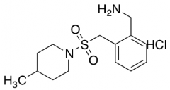 (2-{[(4-methylpiperidin-1-yl)sulfonyl]methyl}phenyl)methanamine hydrochloride