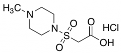 2-[(4-methylpiperazin-1-yl)sulfonyl]acetic acid hydrochloride