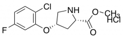 Methyl (2S,4S)-4-(2-Chloro-5-fluorophenoxy)-2-pyrrolidinecarboxylate Hydrochloride