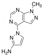 1-{1-methyl-1H-pyrazolo[3,4-d]pyrimidin-4-yl}-1H-pyrazol-3-amine