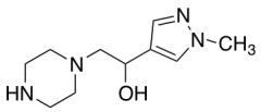 1-(1-methyl-1H-pyrazol-4-yl)-2-(piperazin-1-yl)ethan-1-ol