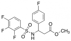 methyl 3-(4-fluorophenyl)-3-(2,3,4-trifluorobenzenesulfonamido)propanoate