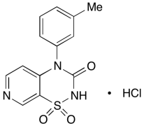 4-(3-Methylphenyl)-2H-pyrido[4,3-e]-1,2,4-thiadiazin-3(4H)-one 1,1-Dioxide Hydrlochloride