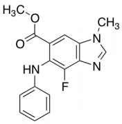 methyl 4-fluoro-1-methyl-5-(phenylamino)-1H-benzo[d]imidazole-6-carboxylate