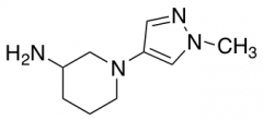 1-(1-methyl-1H-pyrazol-4-yl)piperidin-3-amine