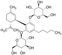 2-[(1S,6S)-3-Methyl-6-(1-methylethenyl)-2-cyclohexen-1-yl]-5-pentyl-1,3-phenylene bis[&