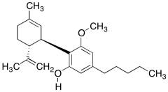 3-Methoxy-2-[(1S,6S)-3-methyl-6-(1-methylethenyl)-2-cyclohexen-1-yl]-5-pentyl-phenol