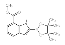 7-(Methoxycarbonyl)indole-2-boronic acid, pinacol ester