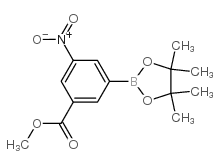 3-Methoxycarbonyl-5-nitrophenylboronic acid, pinacol ester