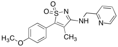N-[5-(4-Methoxyphenyl)-4-methyl-1,1-dioxido-3-isothiazolyl]-2-pyridinemethanamine