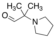 2-methyl-2-(pyrrolidin-1-yl)propanal