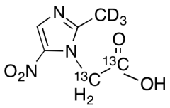 2-Methyl-5-nitroimidazole-1-acetic Acid-13C2, d3