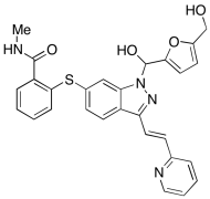 N-methyl-2-[[3-[(1E)-2-(pyridinyl) ethenyl]-[N-[(5hydroxy methyl furanyl)-hydroxymethyl]-1