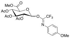 Methyl 2,3,4-Triacetyl-D-glucopyranosiduronyl 1-(N-4-Methoxyphenyl)-2,2,2-trifluoroacetimi