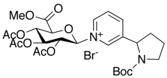 Methyl 2,3,4-Tri-O-acetyl-1-(N&rsquo;-Boc-nornicotinium)-&beta;-D-glucuronate Brom