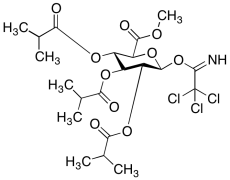 Methyl 2,3,4-Tri-O-isobutyryl-1-O-trichloroacetimidoyl-&beta;-D-glucopyranuronate