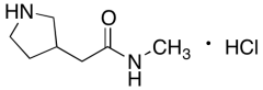 N-Methyl-2-(3-pyrrolidinyl)acetamide Hydrochloride