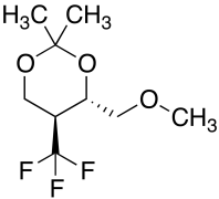 (4S-trans)-4-(Methoxymethyl)-2,2-dimethyl-5-(trifluoromethyl)-1,3-dioxane