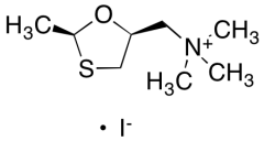 cis-2-Methyl-5-trimethylammoniummethyl-1,3-oxathiolane Iodide