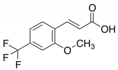 3-[2-Methoxy-4-(trifluoromethyl)phenyl]prop-2-enoic Acid