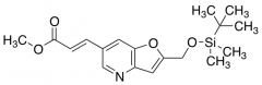 (E)-Methyl 3-(2-((tert-Butyldimethylsilyloxy)methyl)furo[3,2-b]pyridin-6-yl)acrylate