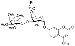 4-Methylumbelliferyl 2-Azido-2-deoxy-3-O-(tetra-O-acetyl-&beta;-D-galactopyranosyl)-4,