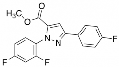 Methyl 1-(2,4-Difluorophenyl)-3-(4-fluorophenyl)-1bromoh-pyrazole-5-carboxylate