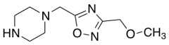 1-{[3-(Methoxymethyl)-1,2,4-oxadiazol-5-yl]methyl}piperazine