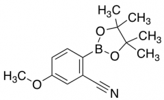 5-Methoxy-2-(tetramethyl-1,3,2-dioxaborolan-2-yl)benzonitrile