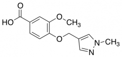 3-Methoxy-4-[(1-methyl-1H-pyrazol-4-yl)methoxy]benzoic Acid