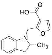 2-[(2-Methyl-2,3-dihydro-1H-indol-1-yl)methyl]furan-3-carboxylic Acid