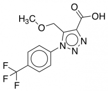 5-(methoxymethyl)-1-[4-(trifluoromethyl)phenyl]-1H-1,2,3-triazole-4-carboxylic acid