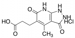 3-{4-methyl-3,6-dioxo-1H,2H,3H,6H,7H-pyrazolo[3,4-b]pyridin-5-yl}propanoic acid hydrochlor