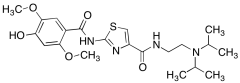 N-[2-[bis(1-Methylethyl)amino]ethyl]-2-[(4-hydroxy-2,5-dimethoxybenzoyl)amino]-4-Thiazolec