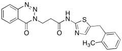 N-[5-[(2-Methylphenyl)methyl]-2-thiazolyl]-4-oxo-1,2,3-benzotriazine-3(4H)-propanamide