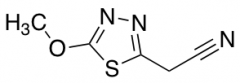 2-(5-methoxy-1,3,4-thiadiazol-2-yl)acetonitrile