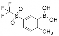 (2-Methyl-5-((trifluoromethyl)sulfonyl)phenyl)boronic Acid