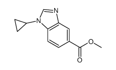 Methyl 1-cyclopropylbenzimidazole-5-carboxylate