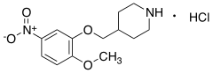 2-Methoxy-5-nitrophenyl4-piperidinylmethylether Hydrochloride