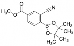 Methyl 3-Cyano-4-(4,4,5,5-Tetramethyl-1,3,2-Dioxaborolan-2-Yl)Benzoate