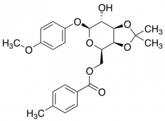 4-Methoxyphenyl 3,4-O-Isopropylidene-6-O-(4-methylbenzoyl)-&beta;-D-galactopyranoside