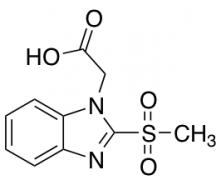 [2-(Methylsulfonyl)-1H-benzimidazol-1-yl]acetic Acid