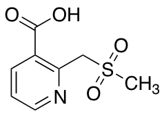 2-((Methylsulfonyl)methyl)nicotinic Acid