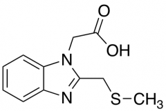2-{2-[(Methylsulfanyl)methyl]-1H-1,3-benzodiazol-1-yl}acetic Acid