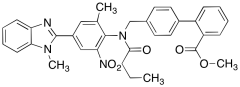 4'-[[[2-Methyl-4-(1-methyl-1H-benzimidazol-2-yl)-6-nitrophenyl](1-oxobutyl)amino]methyl]-[