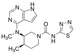 (3R,4R)-4-Methyl-3-(methyl(7H-pyrrolo[2,3-d]pyrimidin-4-yl)-amino)-N-(1,3,4-thiadiazol-2-y