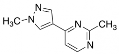 2-methyl-4-(1-methyl-1H-pyrazol-4-yl)pyrimidine