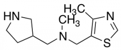 methyl[(4-methyl-1,3-thiazol-5-yl)methyl](pyrrolidin-3-ylmethyl)amine