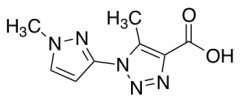 5-methyl-1-(1-methyl-1H-pyrazol-3-yl)-1H-1,2,3-triazole-4-carboxylic Acid